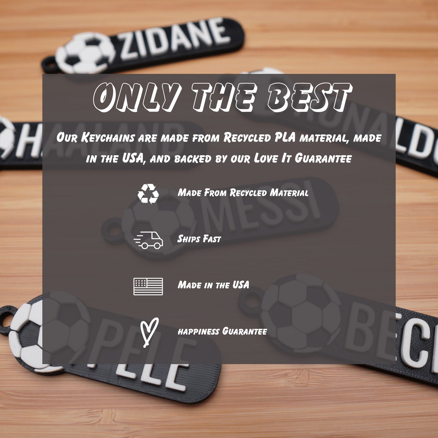 Personalized Soccer Keychain