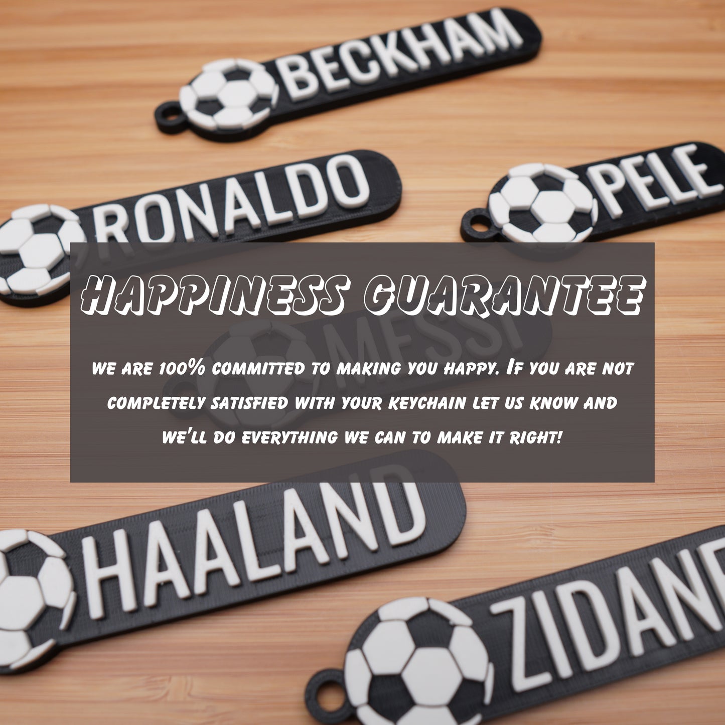 Personalized Soccer Keychain