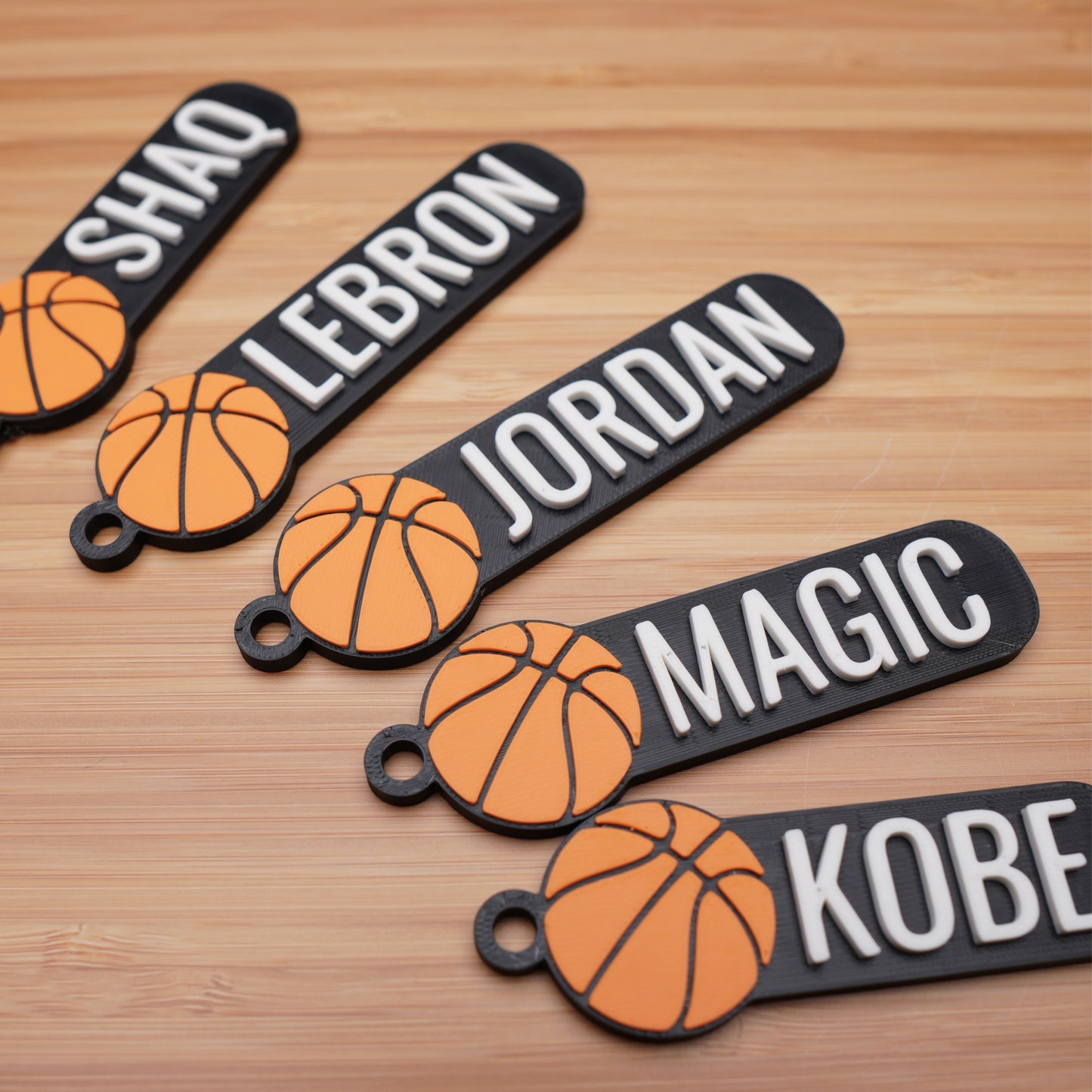 Personalized Basketball Keychain