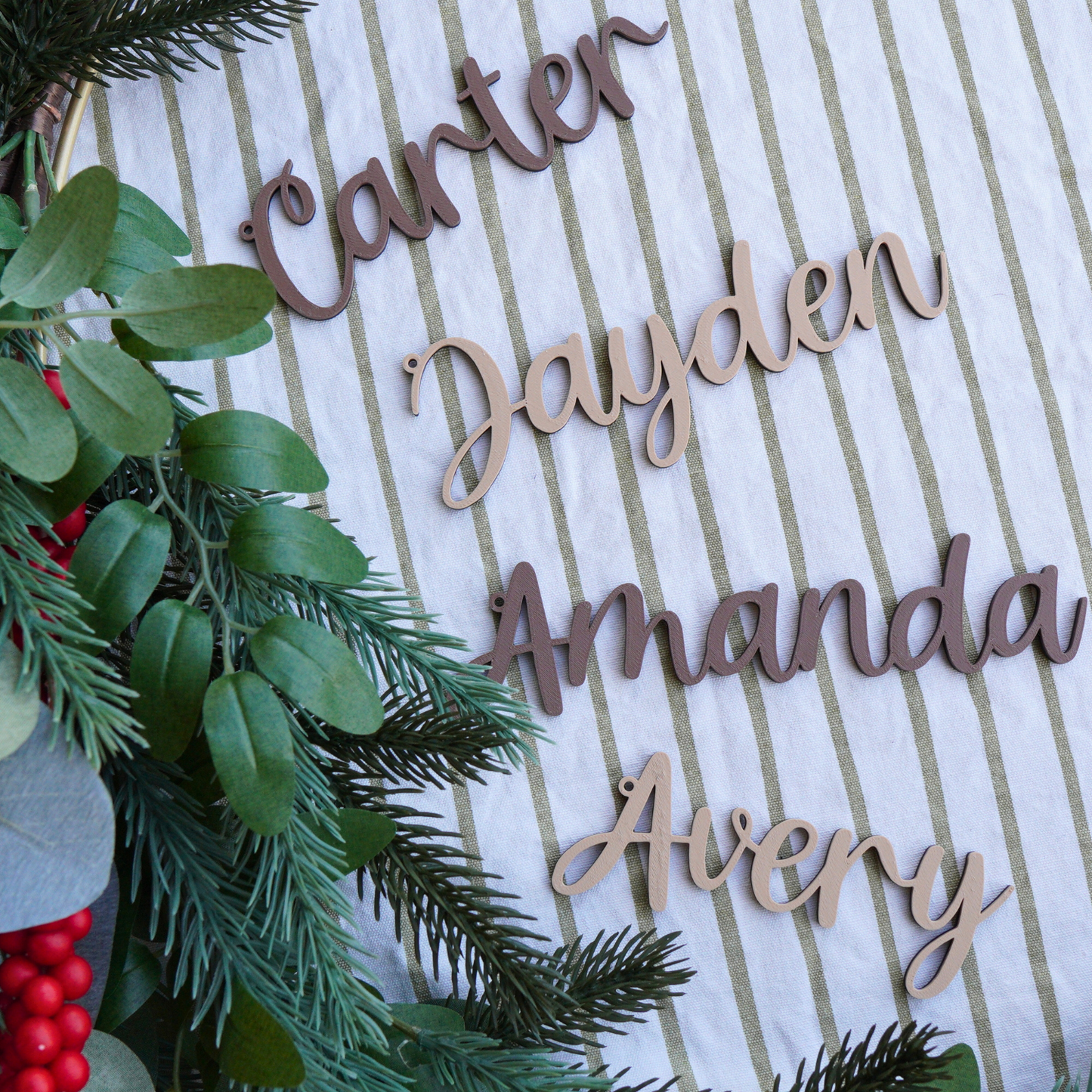 Personalized Classic Christmas Stocking Tag