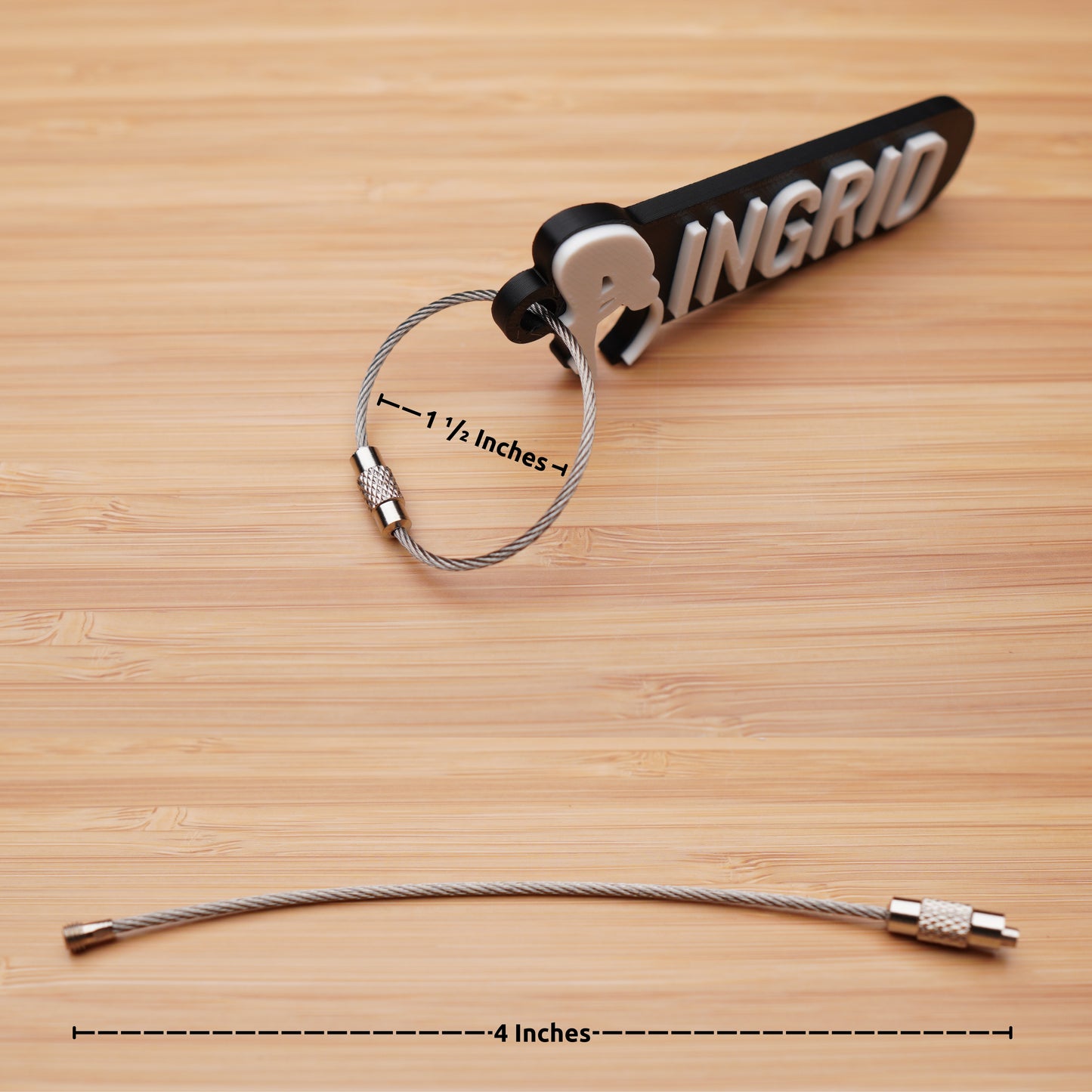 Personalized Dive Team Keychain (Female)