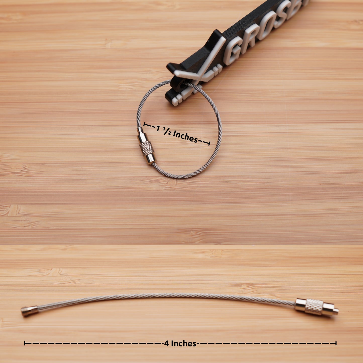 Personalized Hockey Keychain