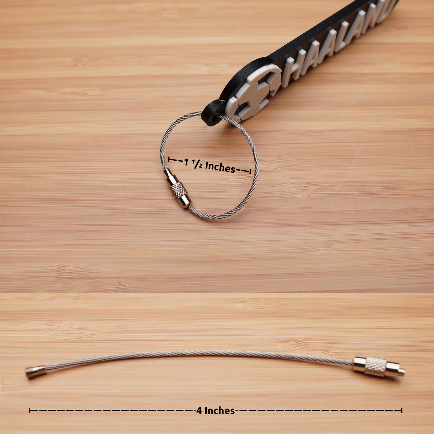 Personalized Wrestling Keychain