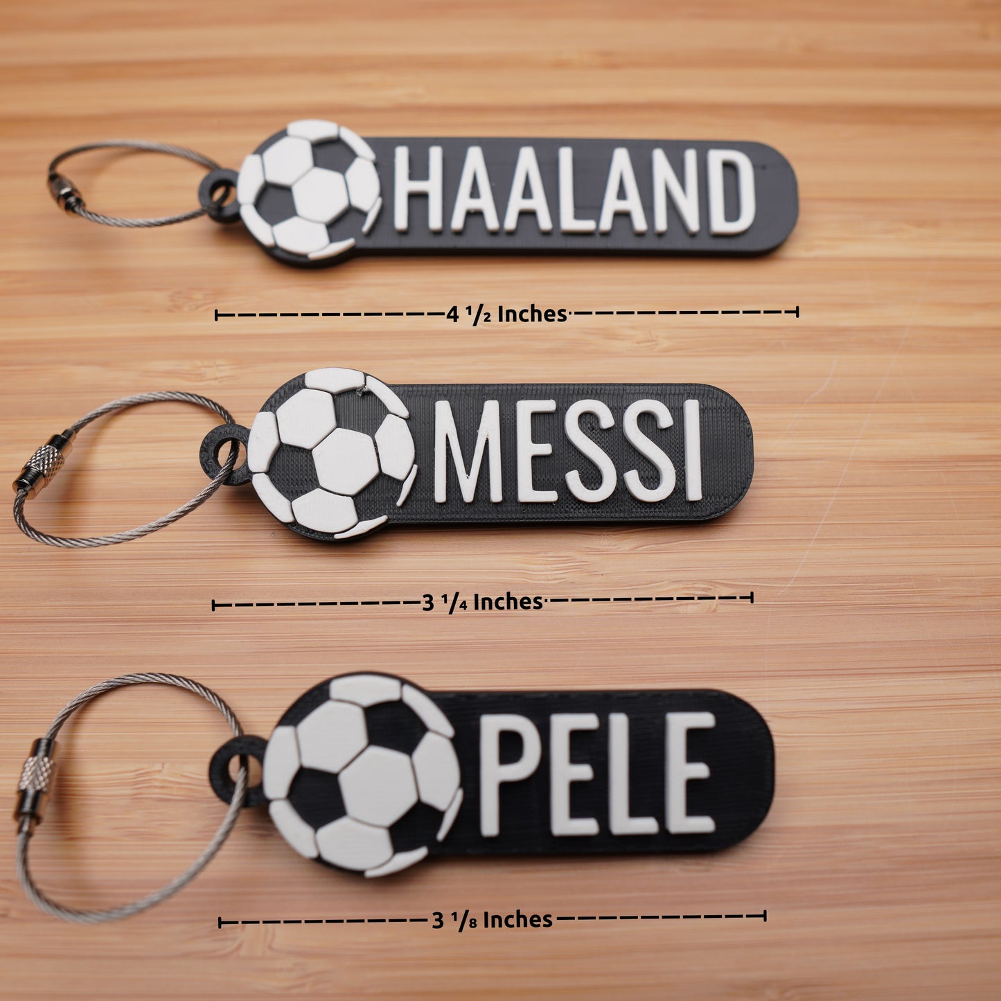 Personalized Soccer Keychain