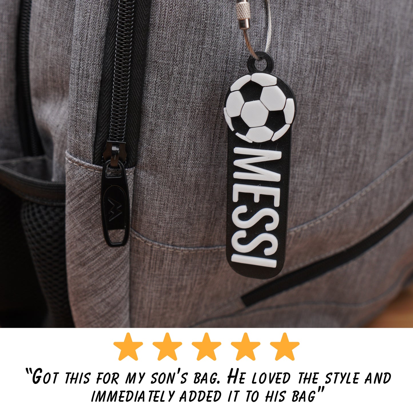 Personalized Soccer Keychain