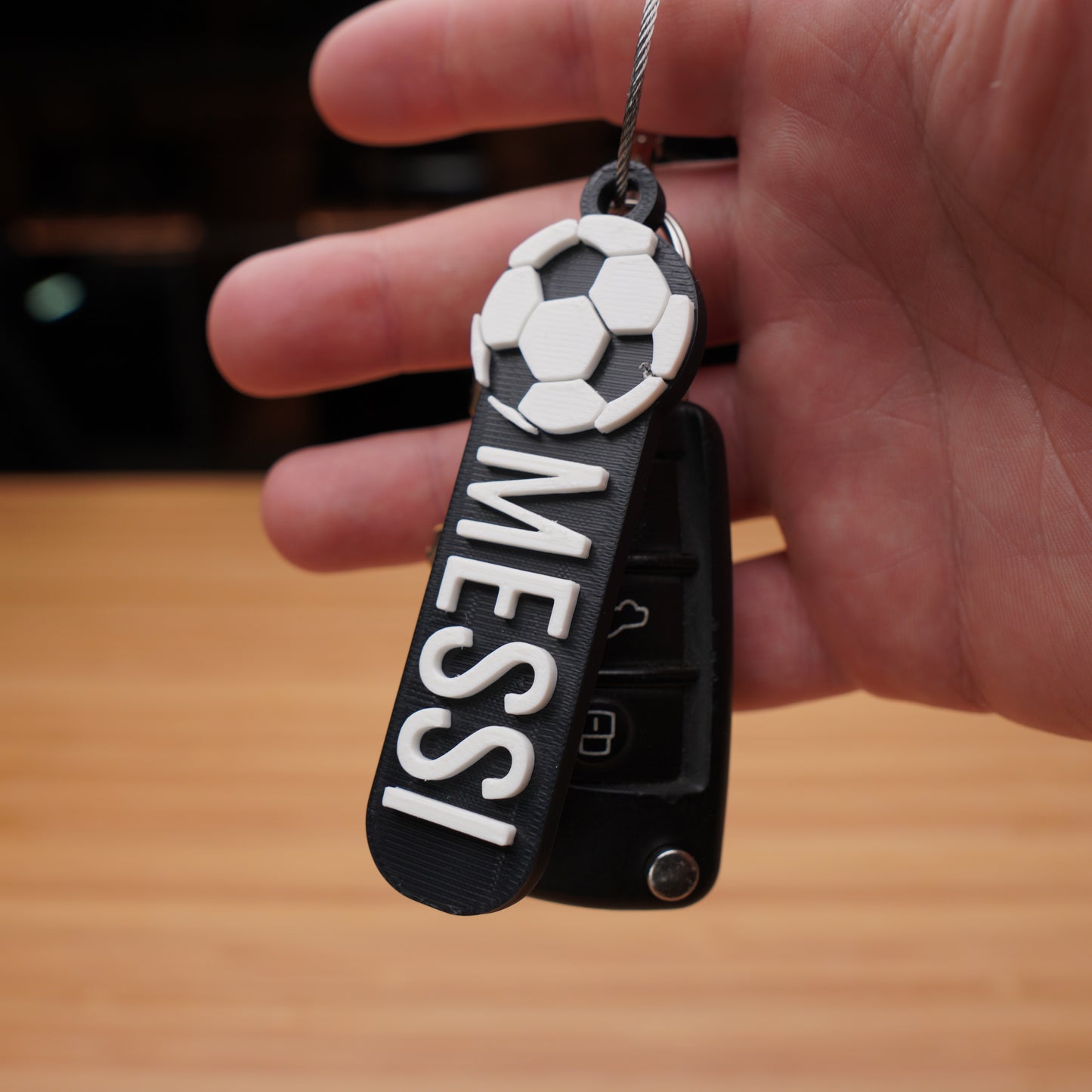 Personalized Soccer Keychain