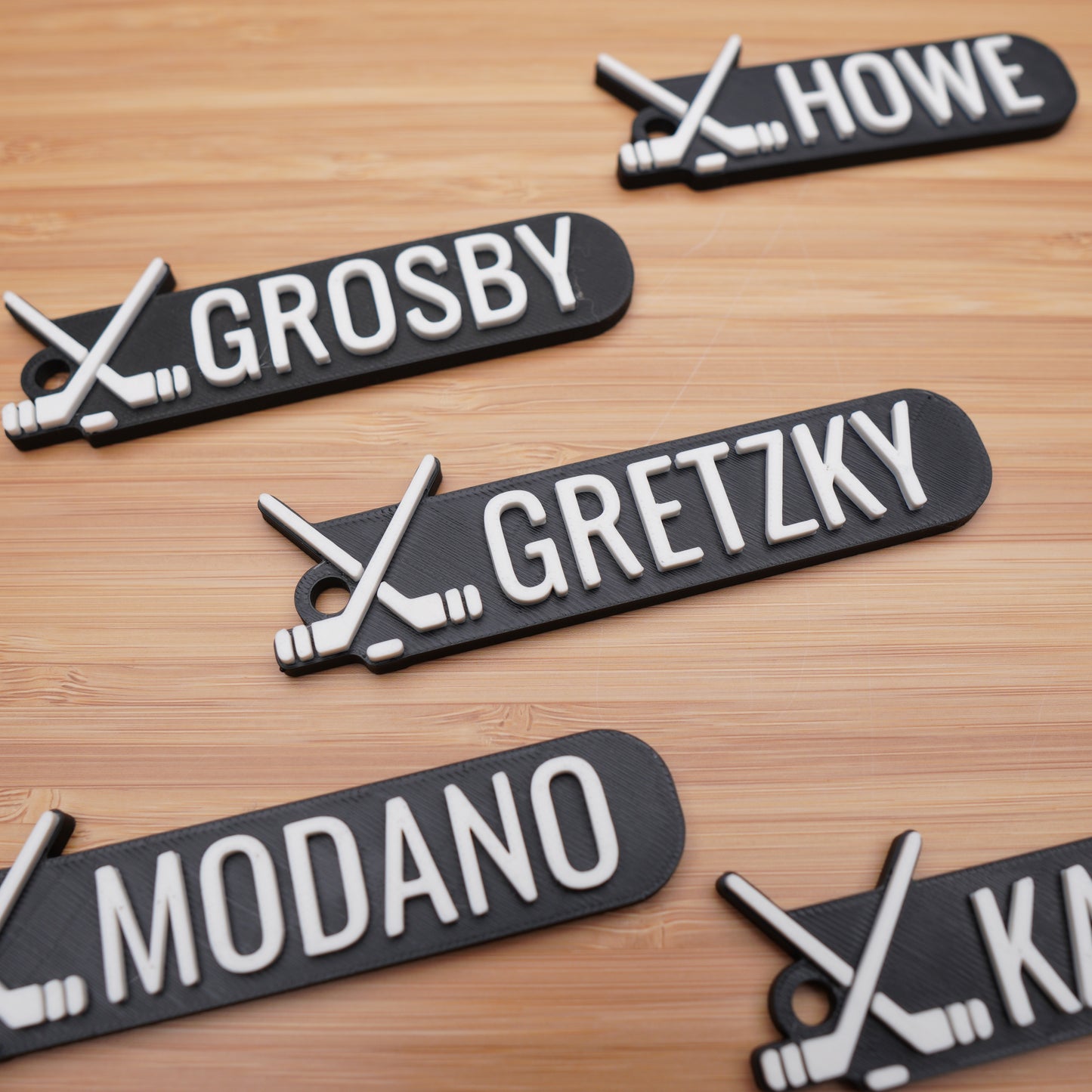 Personalized Hockey Keychain