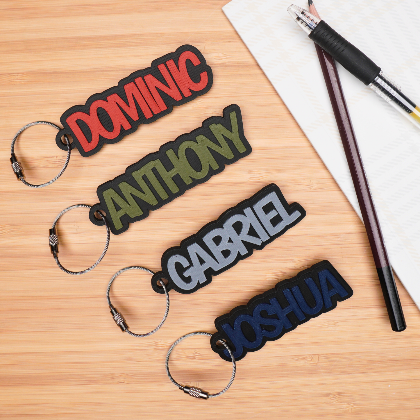 Personalized "Rugged" Bag Tag