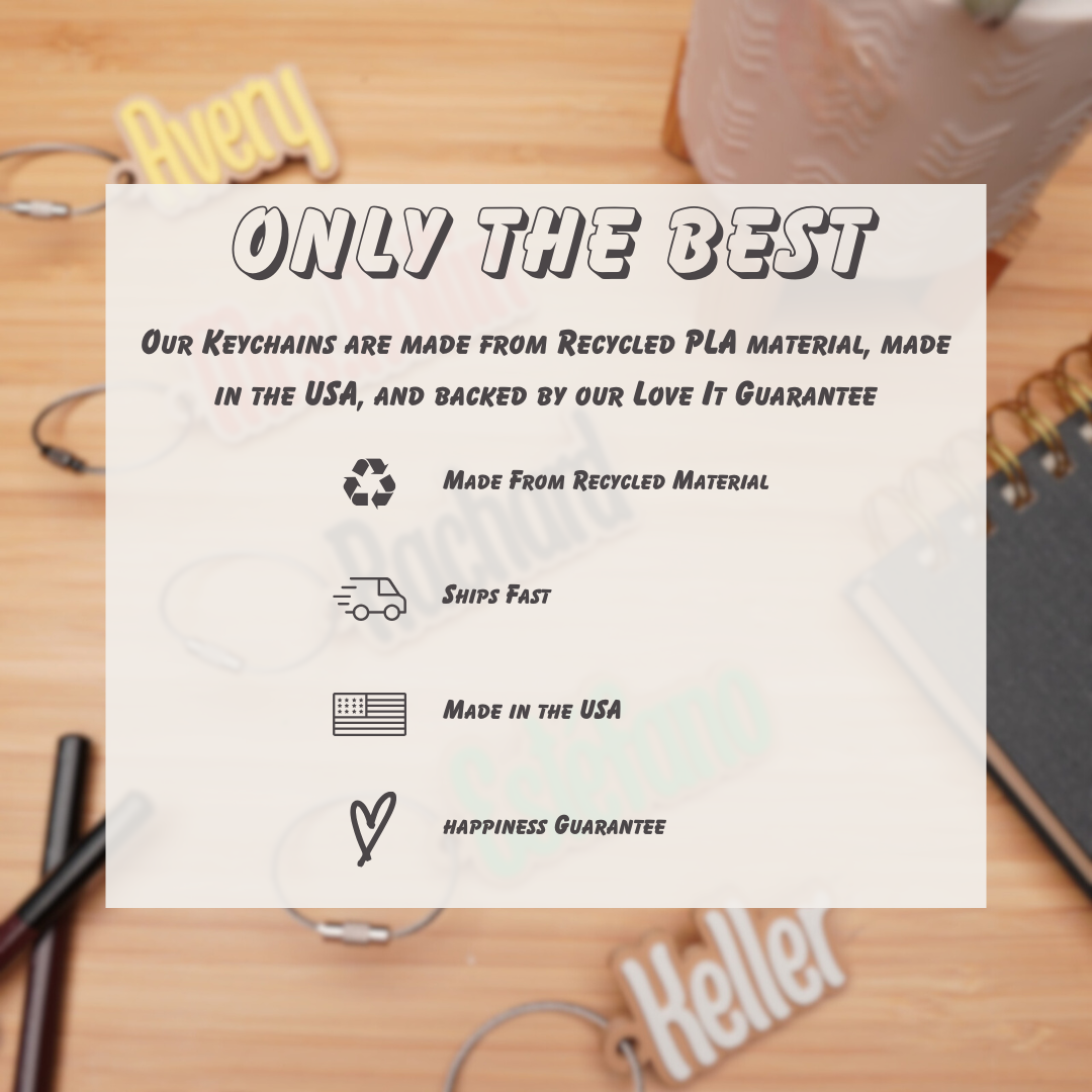 Personalized "Pop" Bag Tag