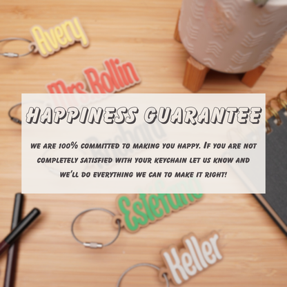 Personalized "Pop" Bag Tag