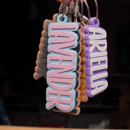 Personalized "Tumbler" Bag Tag