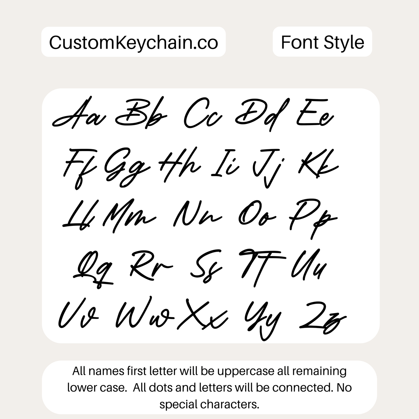 Personalized Modern Christmas Stocking Tag