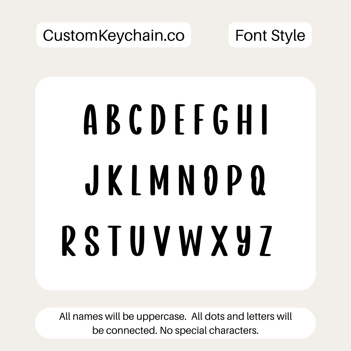 Personalized Holiday Christmas Stocking Tag