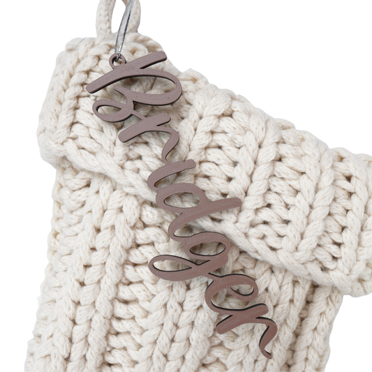 Personalized Classic Christmas Stocking Tag