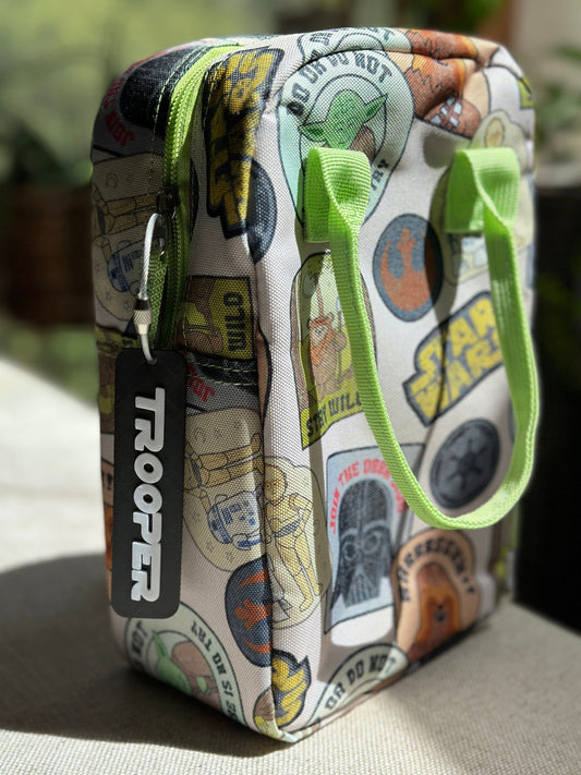 Personalized backpack bag tag with custom block-letter name — photo 1