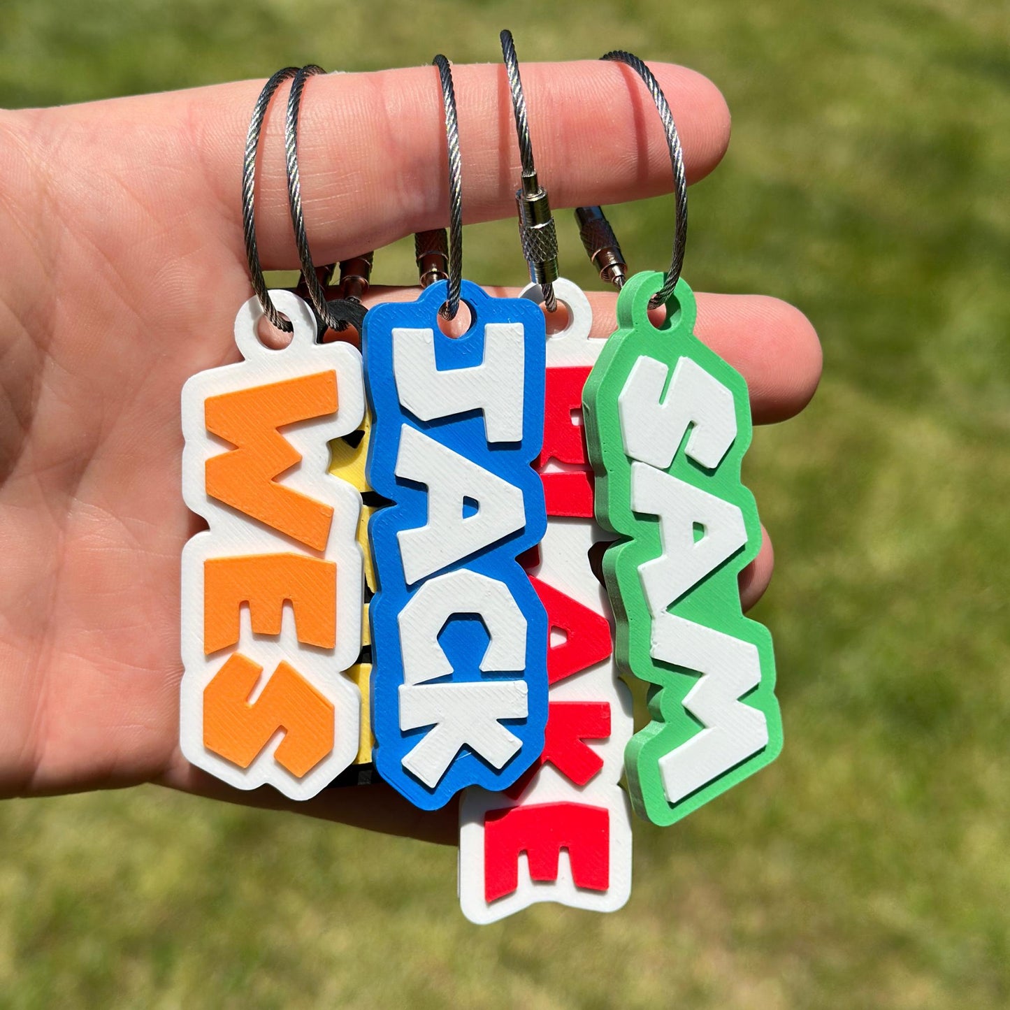 Personalized daycare name tag for kids bags — photo 1