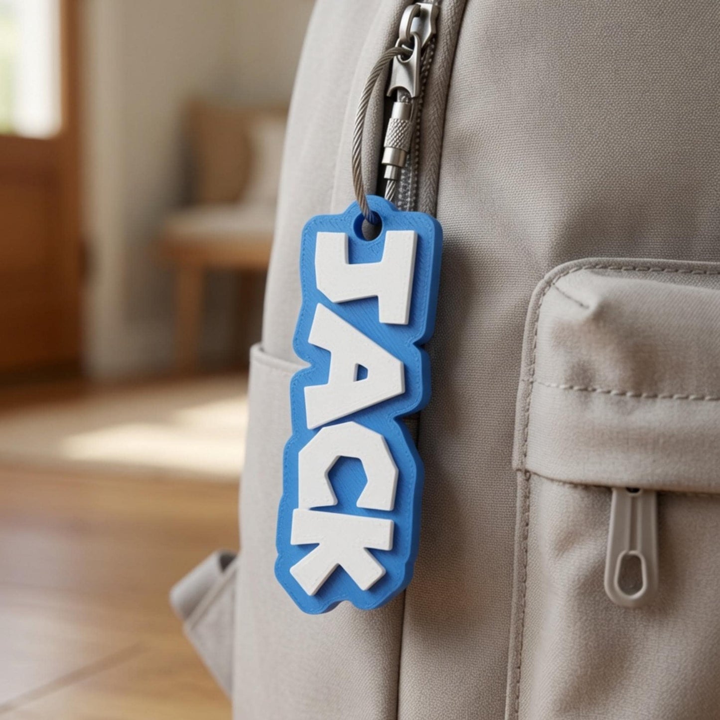 Personalized daycare name tag for kids bags — photo 3