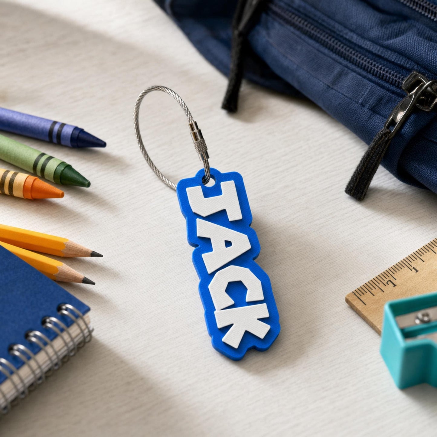 Personalized daycare name tag for kids bags — photo 5