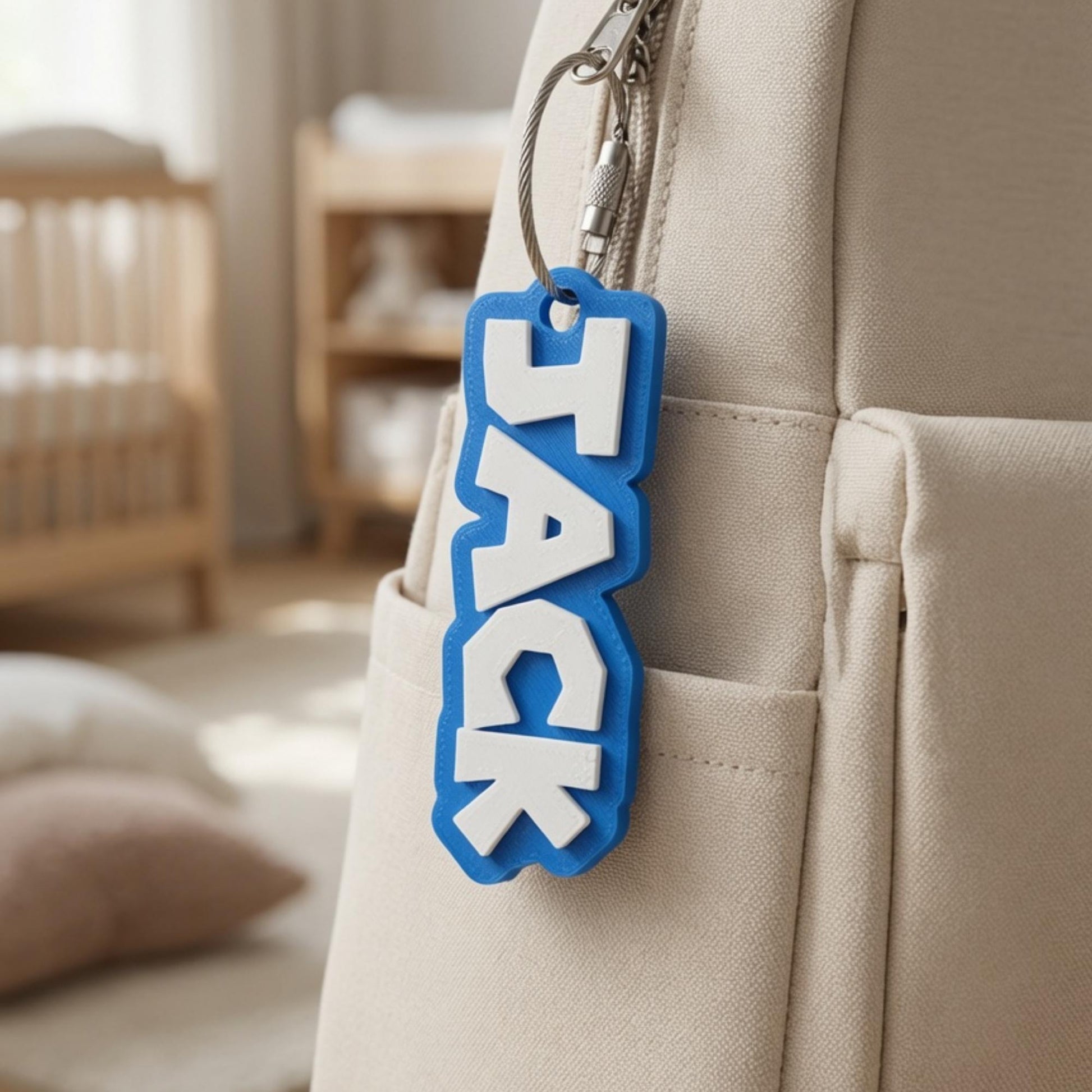 Personalized daycare name tag for kids bags — photo 11