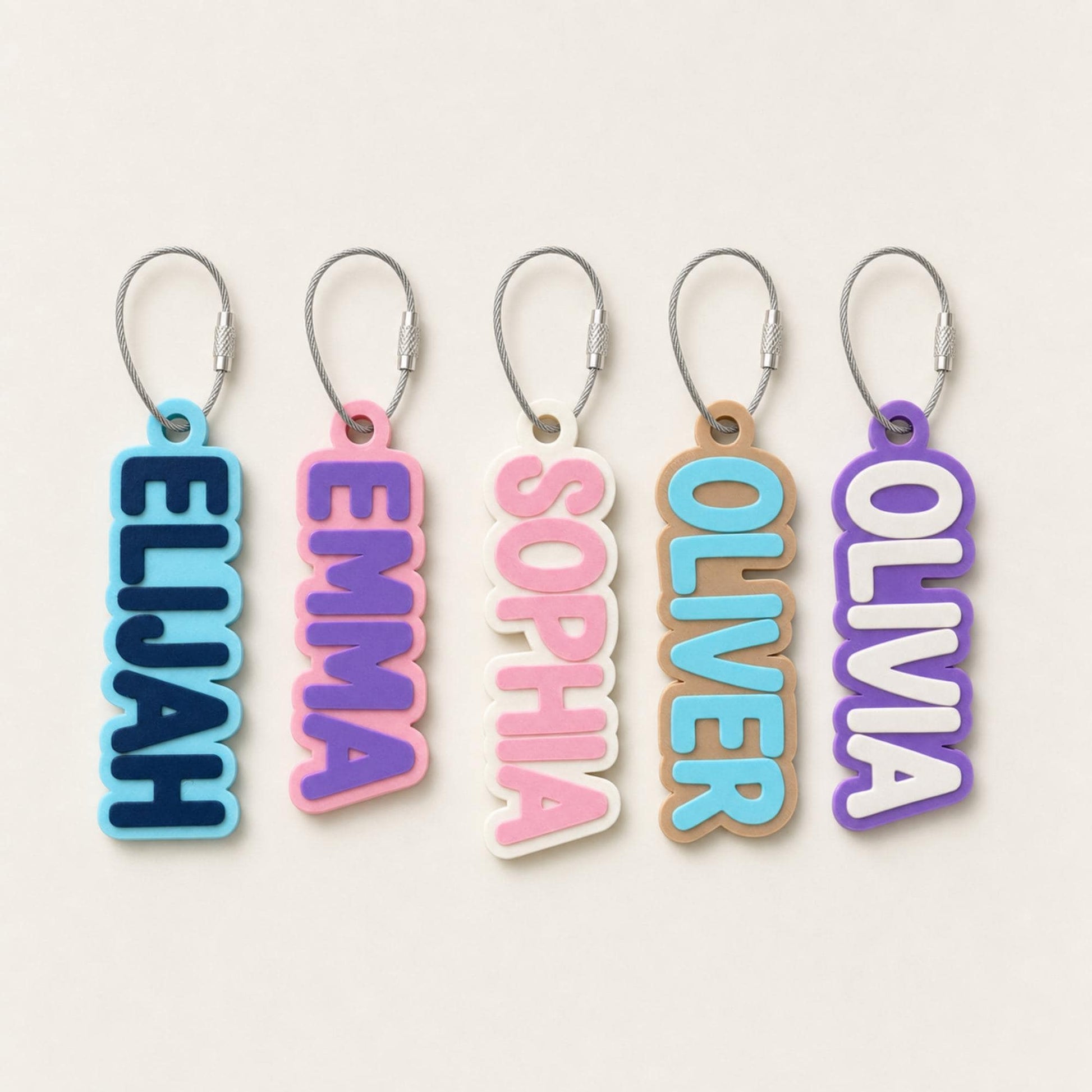 Personalized diaper bag name tag — photo 11