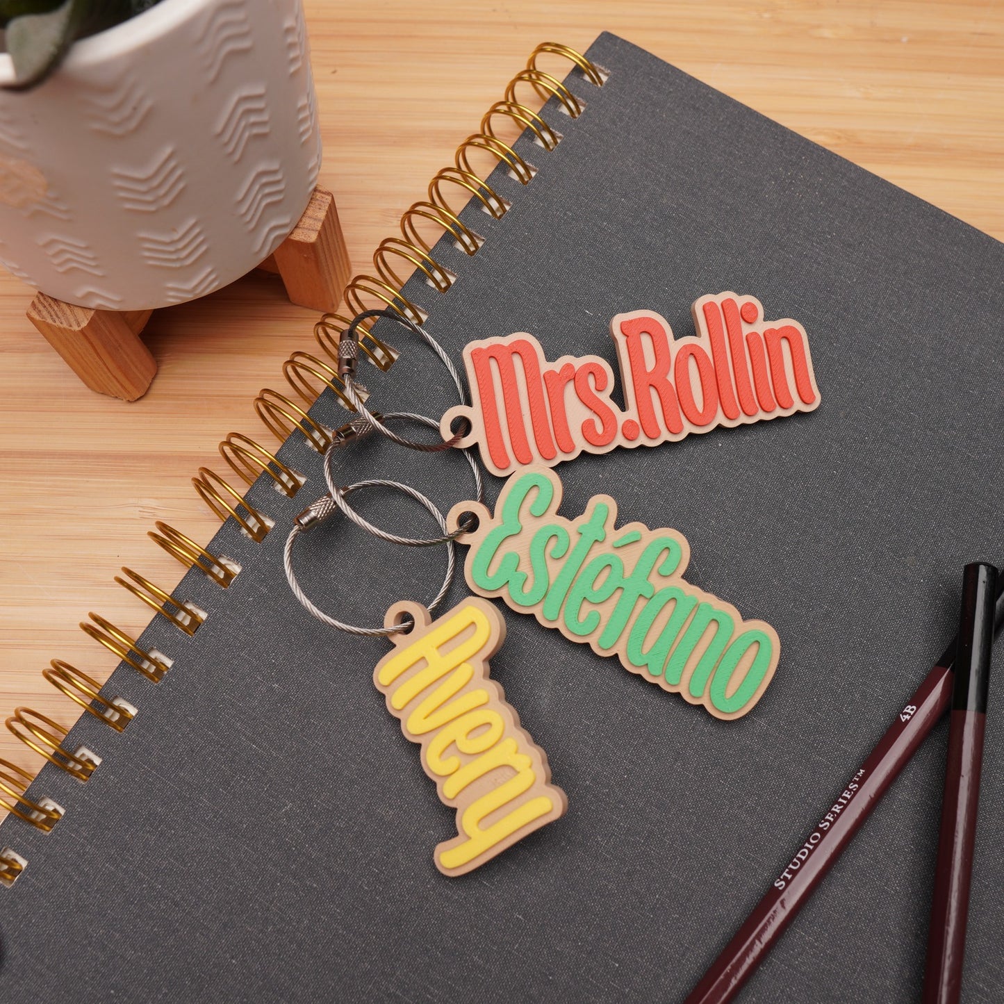 Personalized "Pop" Bag Tag